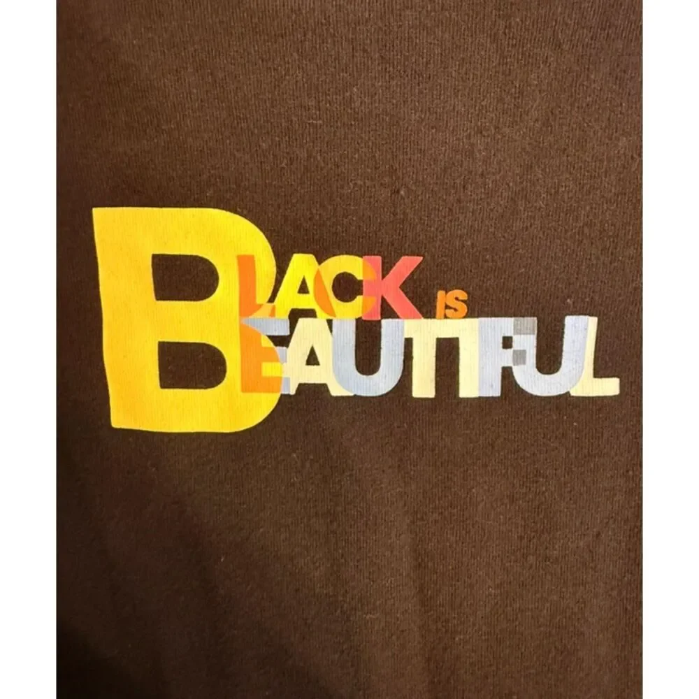 Black History Month “Black Is Beautiful” Long Sleeve Romper Unisex Baby 3-6M 554